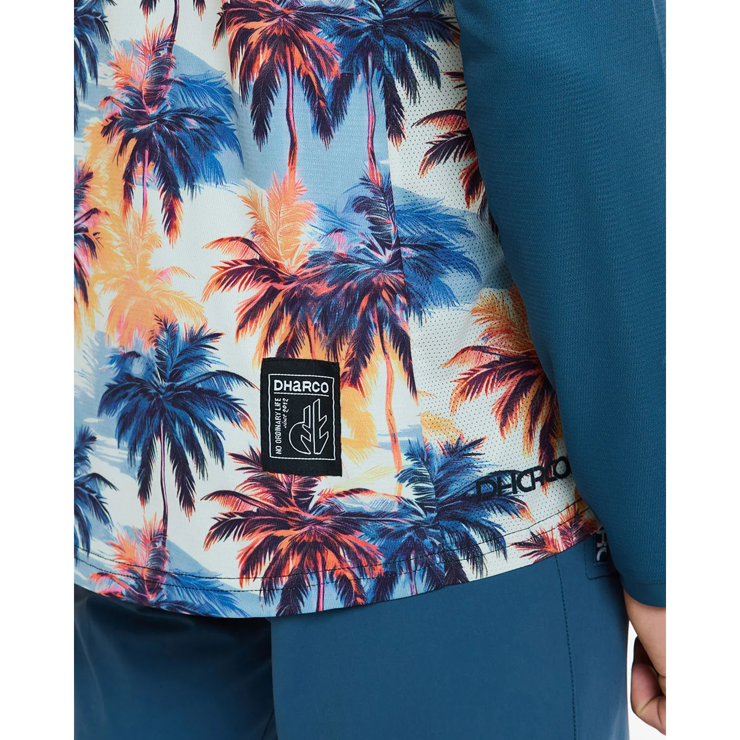Maillot DHARCO GRAVITY VENICE BEACH Manches Longues Bleu - Image 5