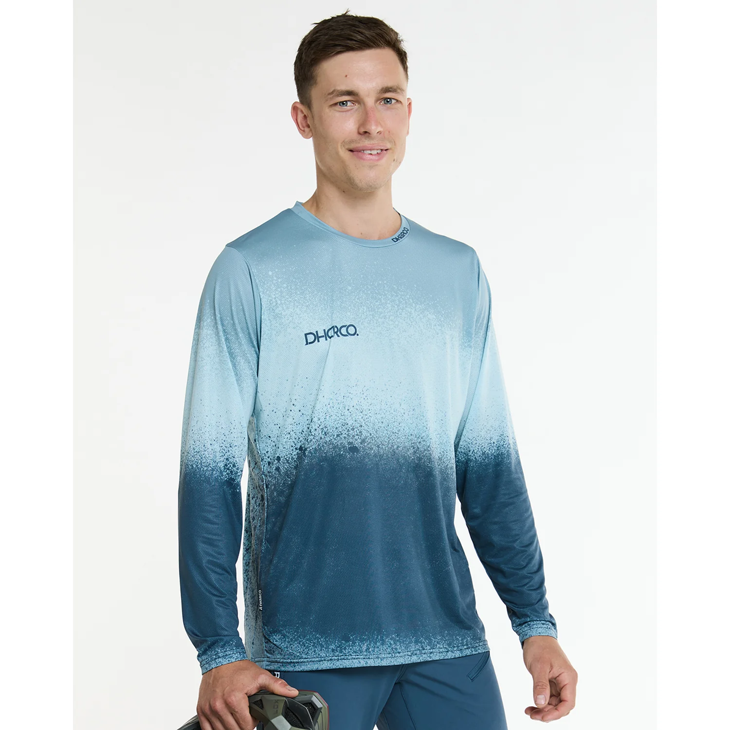 Maillot DHARCO RACE NU WAVE Manches Longues Bleu - Image 2