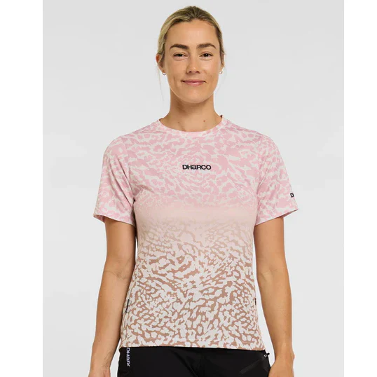 Maillot DHARCO PRISCILLA Manches Courtes Femme Beige/Rose