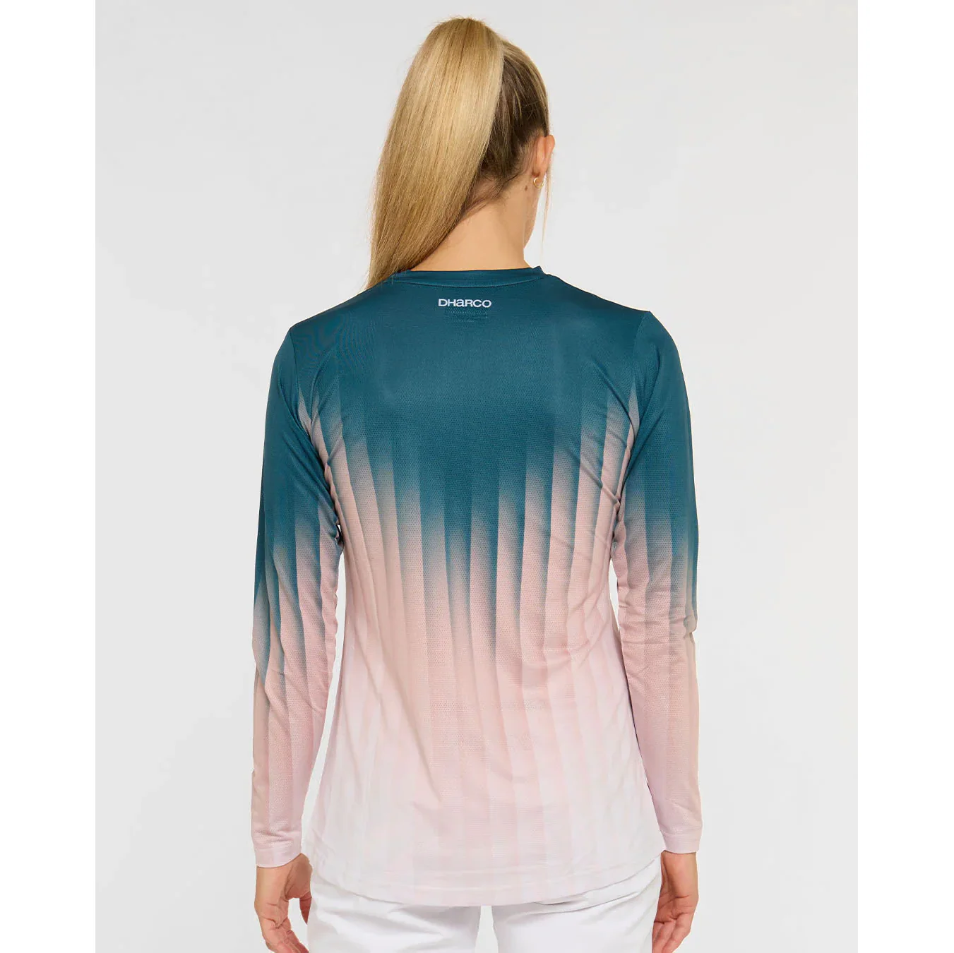 Maillot DHARCO RACE DUSTY PRISM Manches Longues Femme Noir/Rose - Image 2