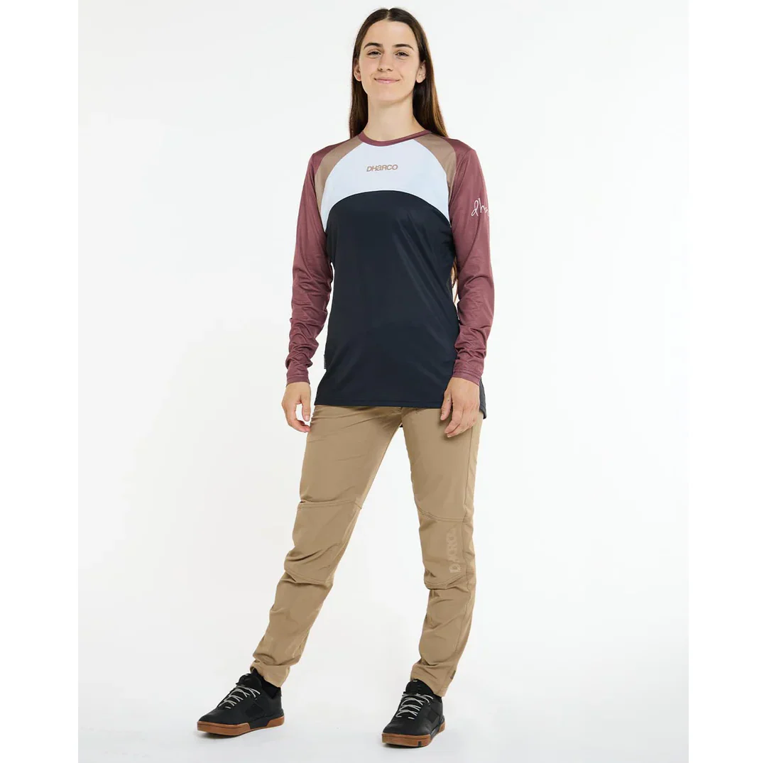 Maillot DHARCO RACE LOTUS Manches Longues Femme Noir/Bronze - Image 4