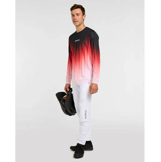 Maillot DHARCO RACE PRISM Manches Longues Rouge - Image 4