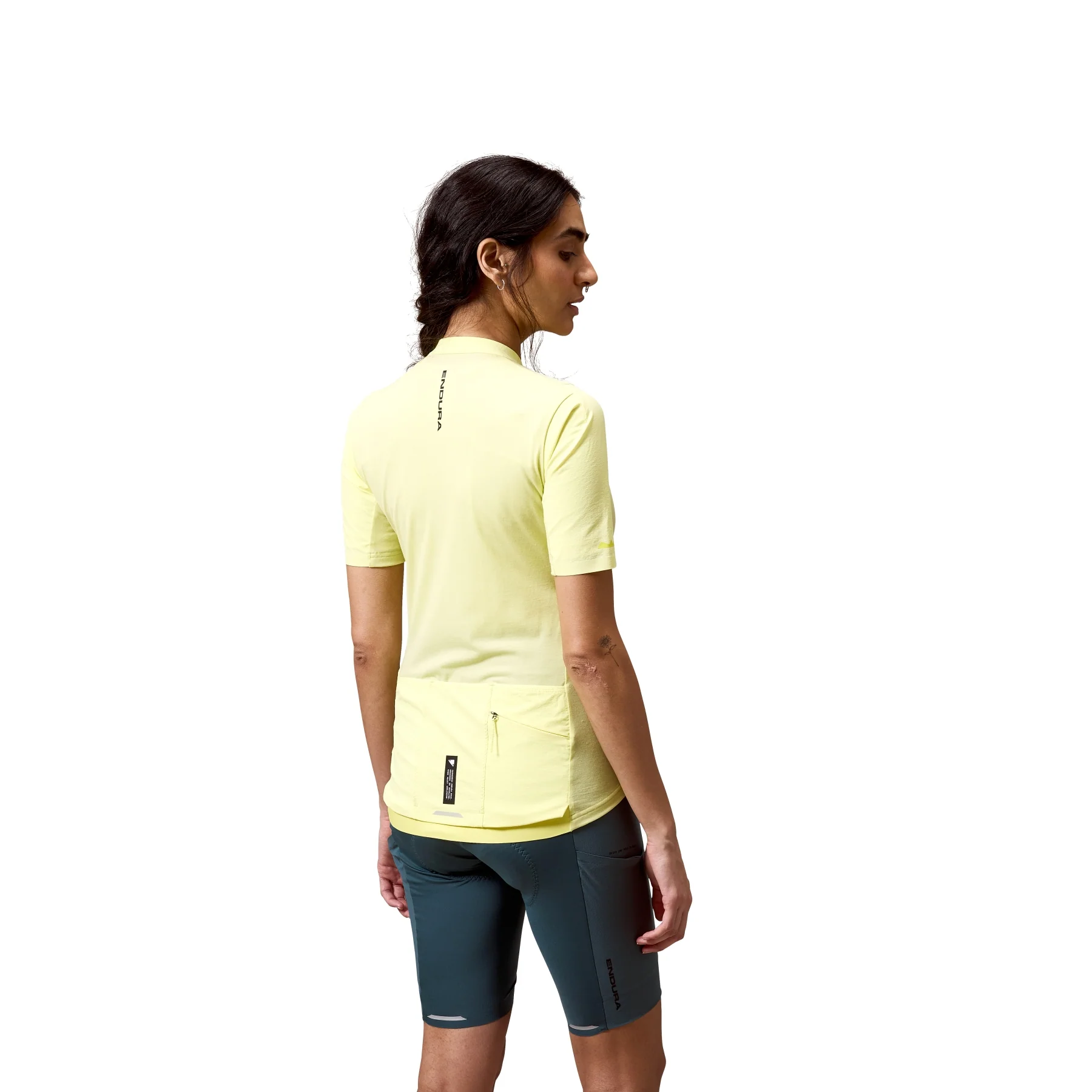 Maillot ENDURA ALLTRACK RIDE Manches Courtes Femme Jaune - Image 3