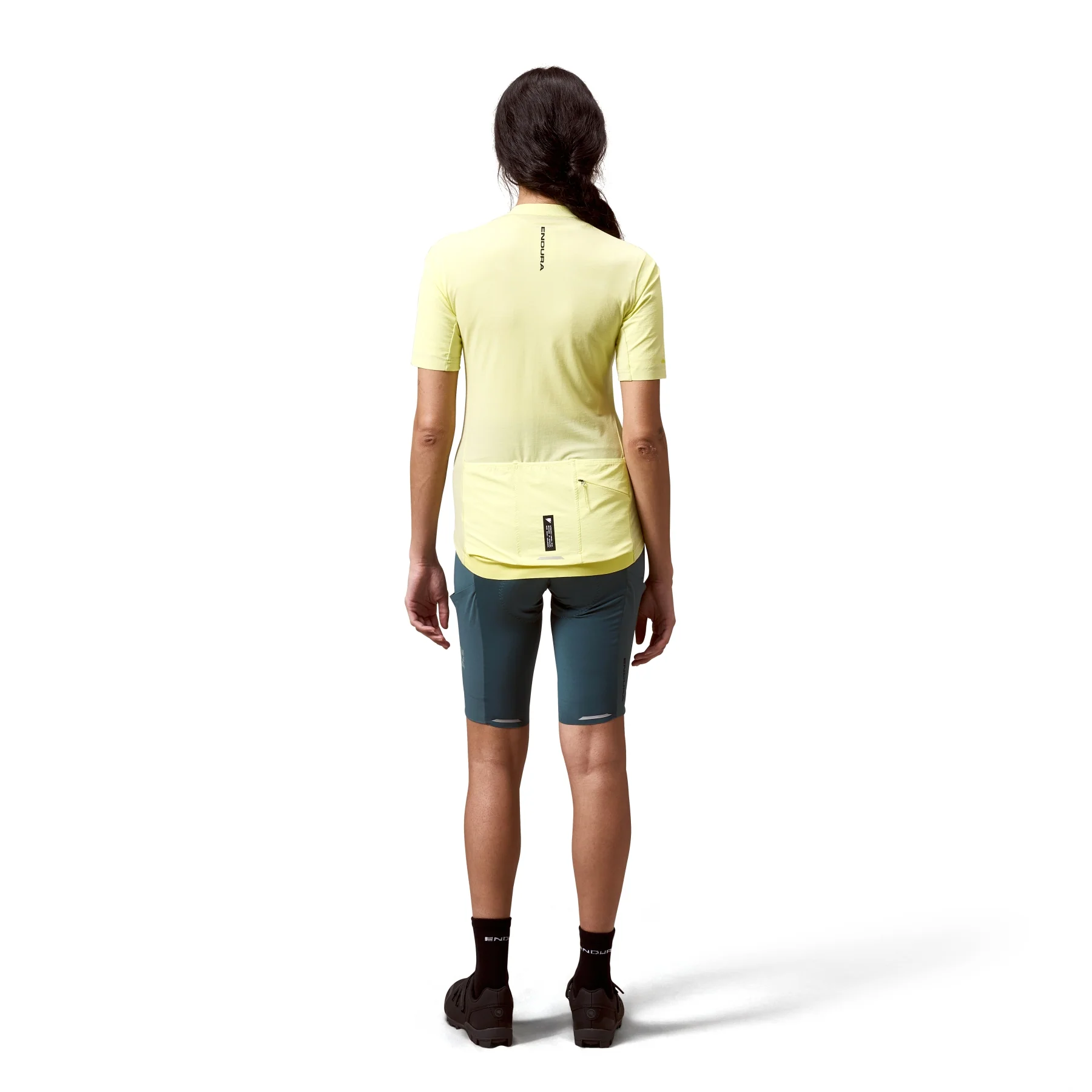 Maillot ENDURA ALLTRACK RIDE Manches Courtes Femme Jaune - Image 4