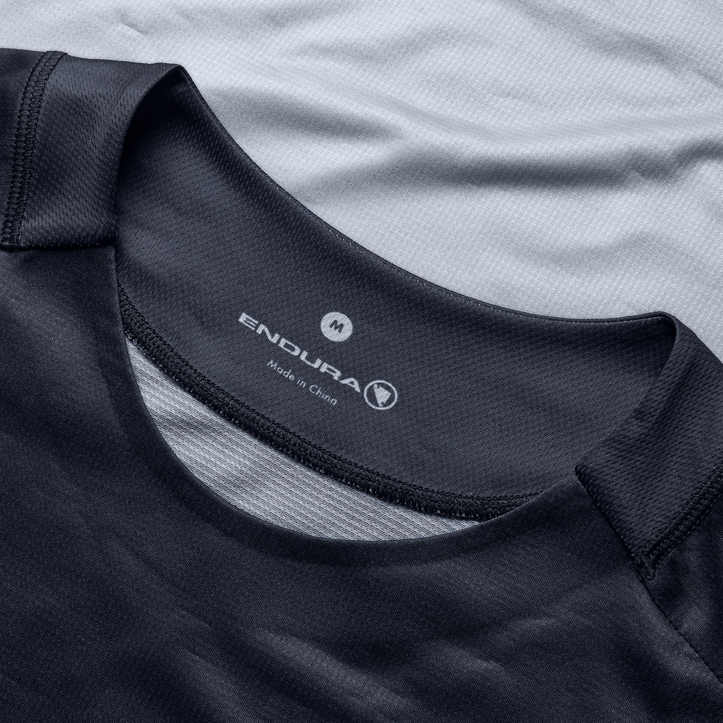 Maillot ENDURA CORE PRINTED Manches Longues Noir - Image 5