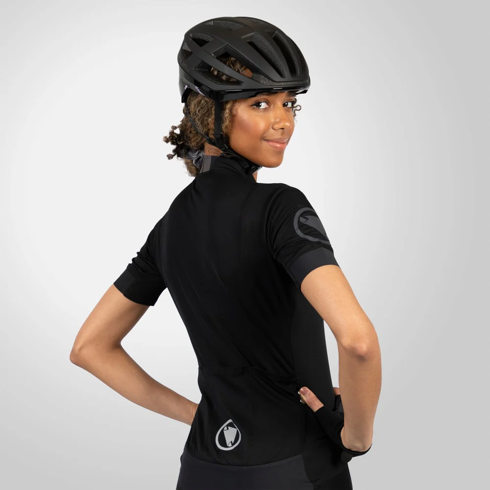 Maillot ENDURA FS260 Femme Manches Courtes Noir - Image 10
