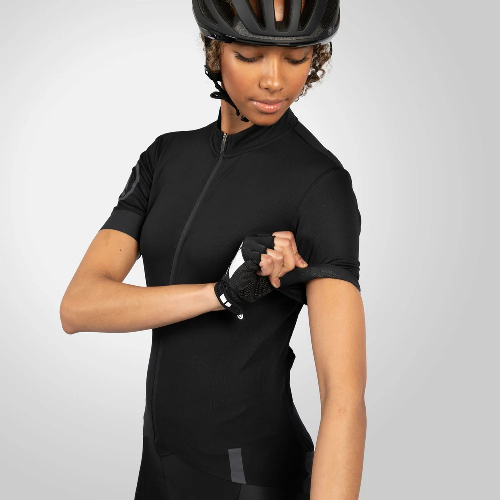 Maillot ENDURA FS260 Femme Manches Courtes Noir - Image 3