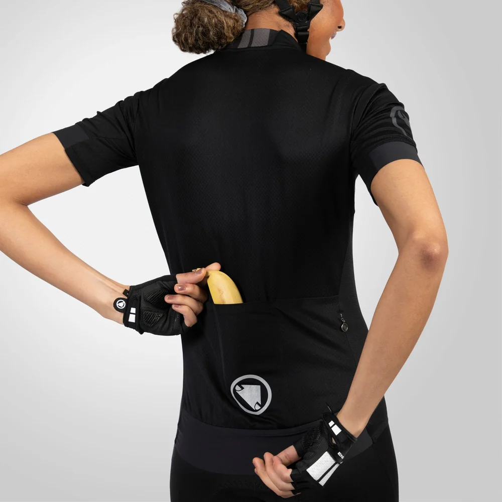 Maillot ENDURA FS260 Femme Manches Courtes Noir - Image 5