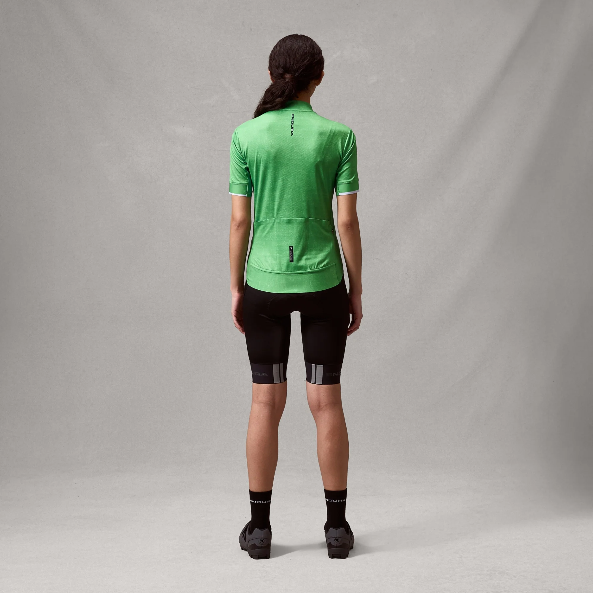 Maillot ENDURA FS260 PRINT Femme Manches Courtes Vert - Image 3