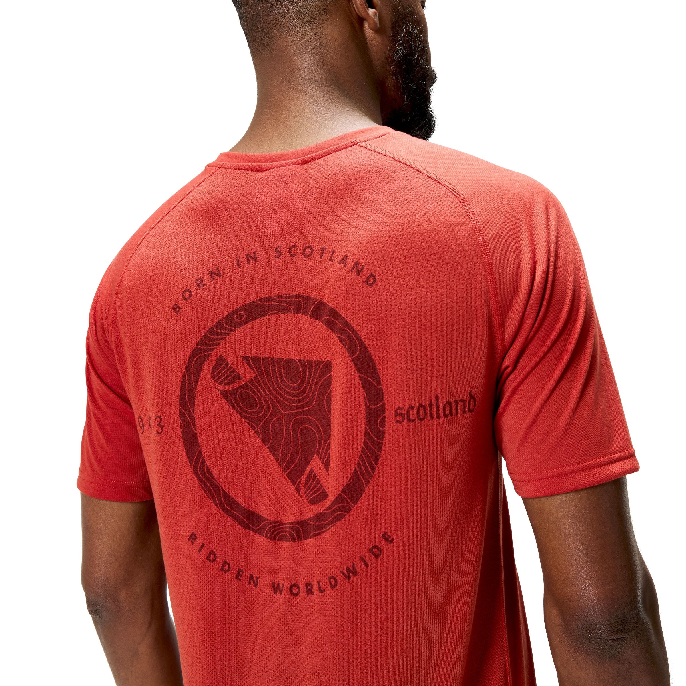 Maillot ENDURA LOOP Manches Courtes Rouge - Image 7