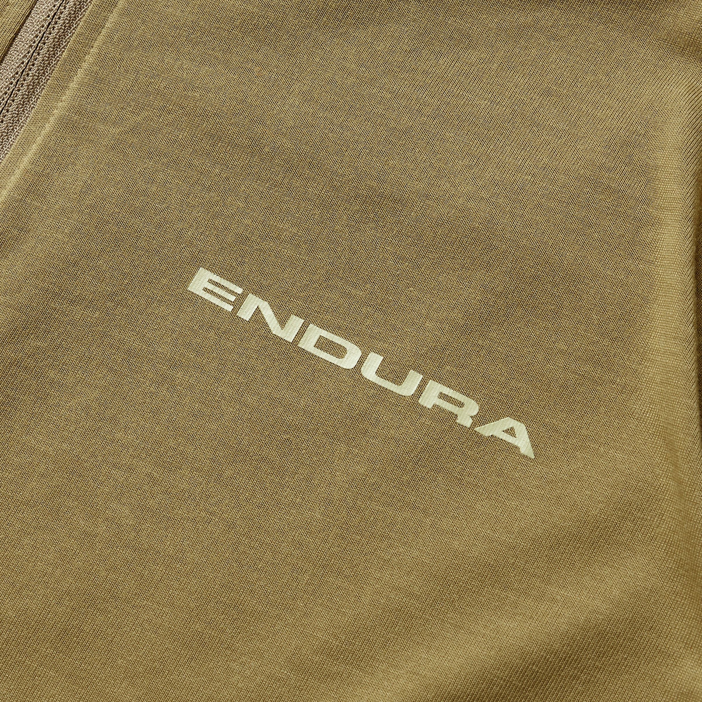 Maillot ENDURA LOOP ZIPPED Manches Courtes Kaki - Image 4