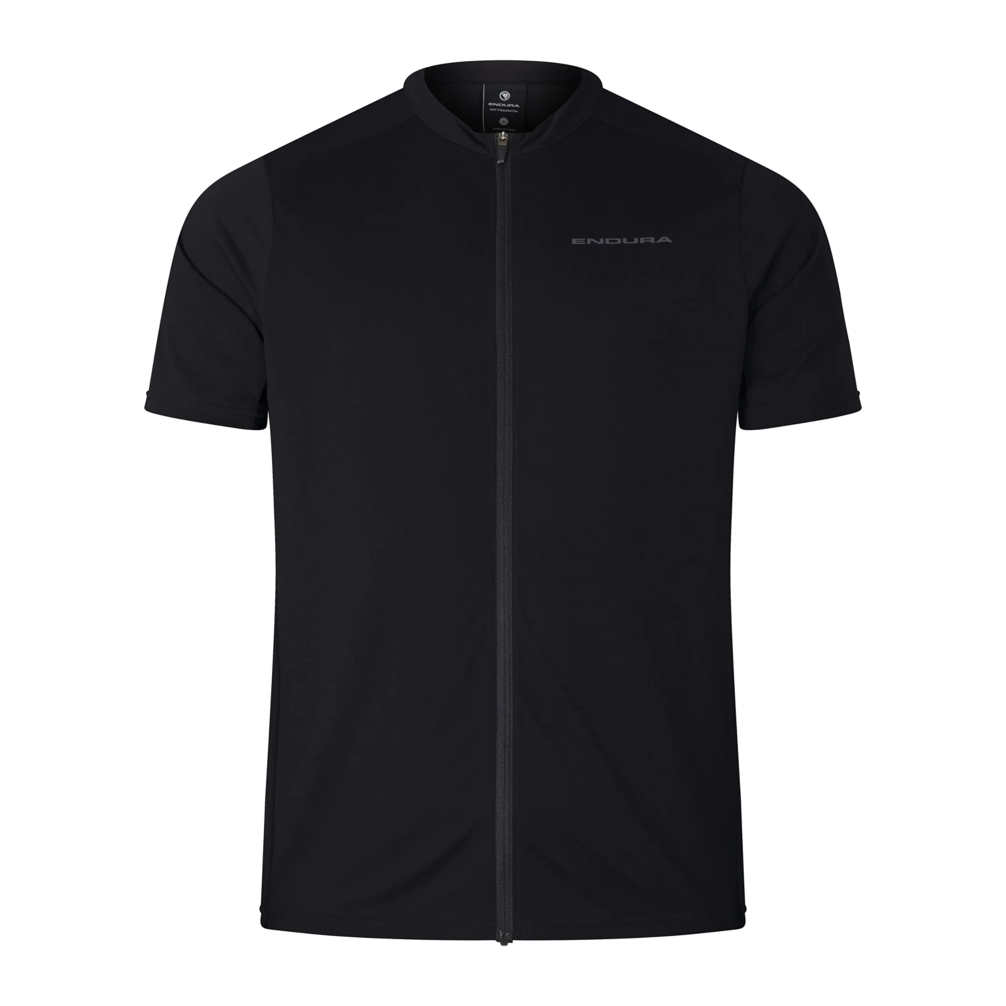 Maillot ENDURA LOOP ZIPPED Manches Courtes Noir - Image 4