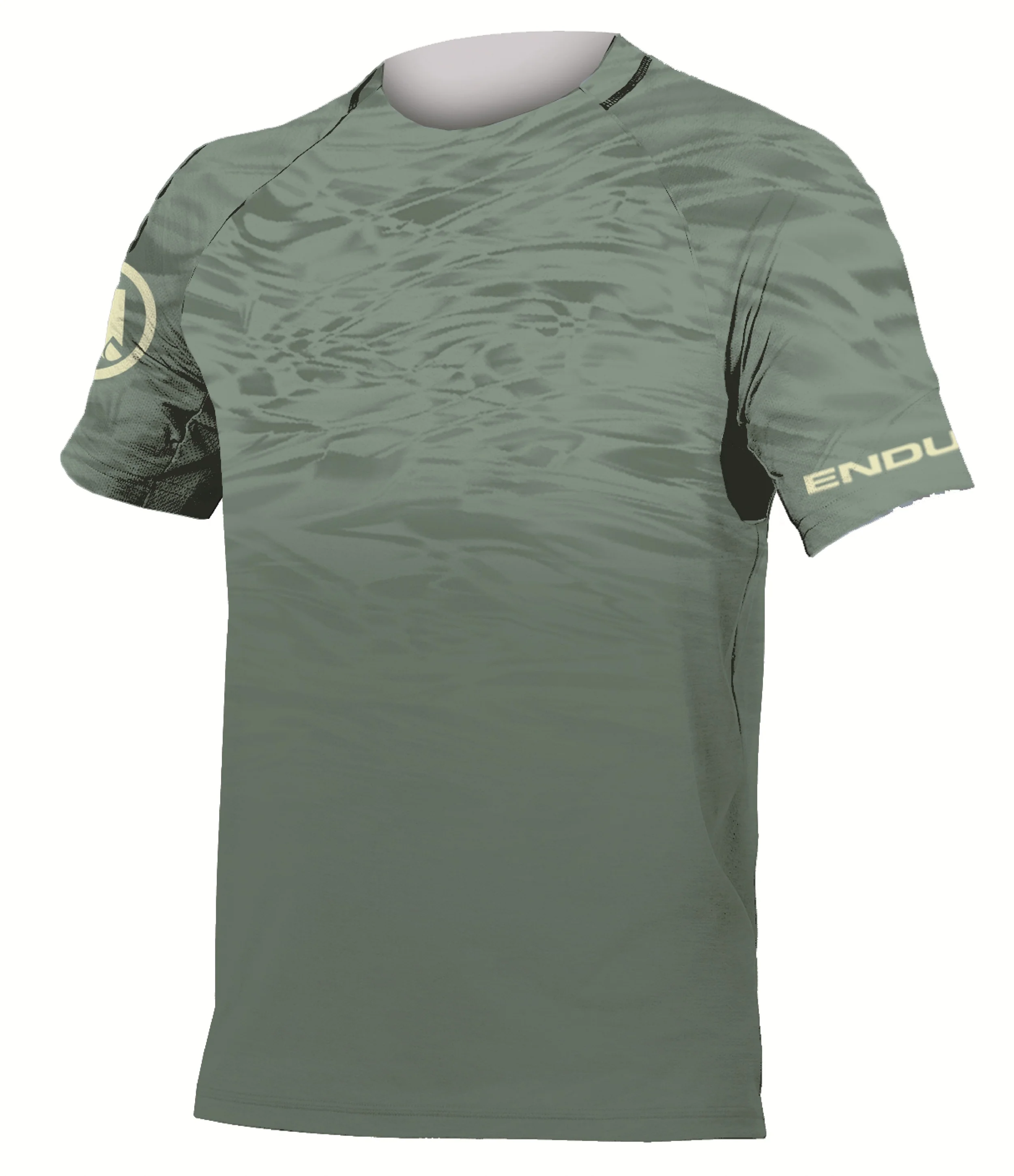 Maillot ENDURA MARBLE LTD PRINTED Manches Courtes Vert 2025