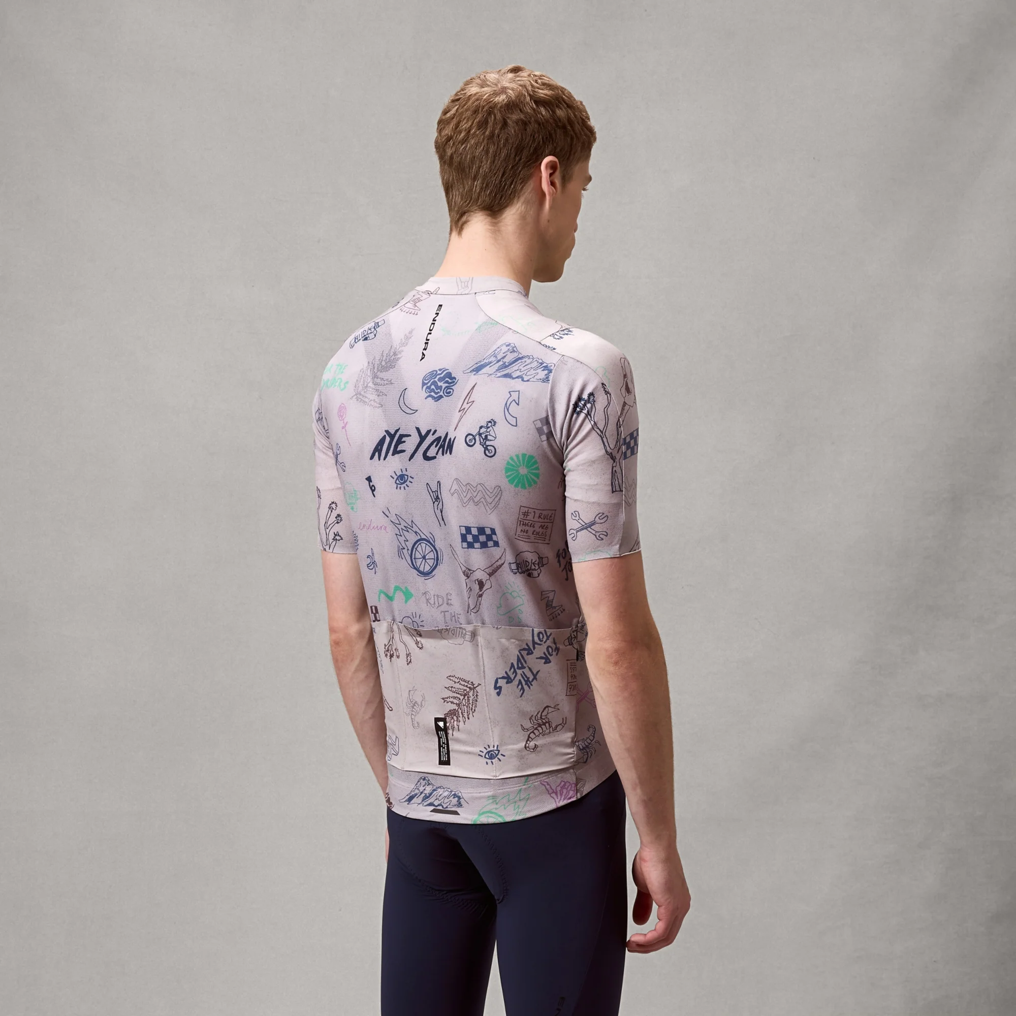 Maillot ENDURA PRO SL PRINT Manches Courtes Titanium - Image 2