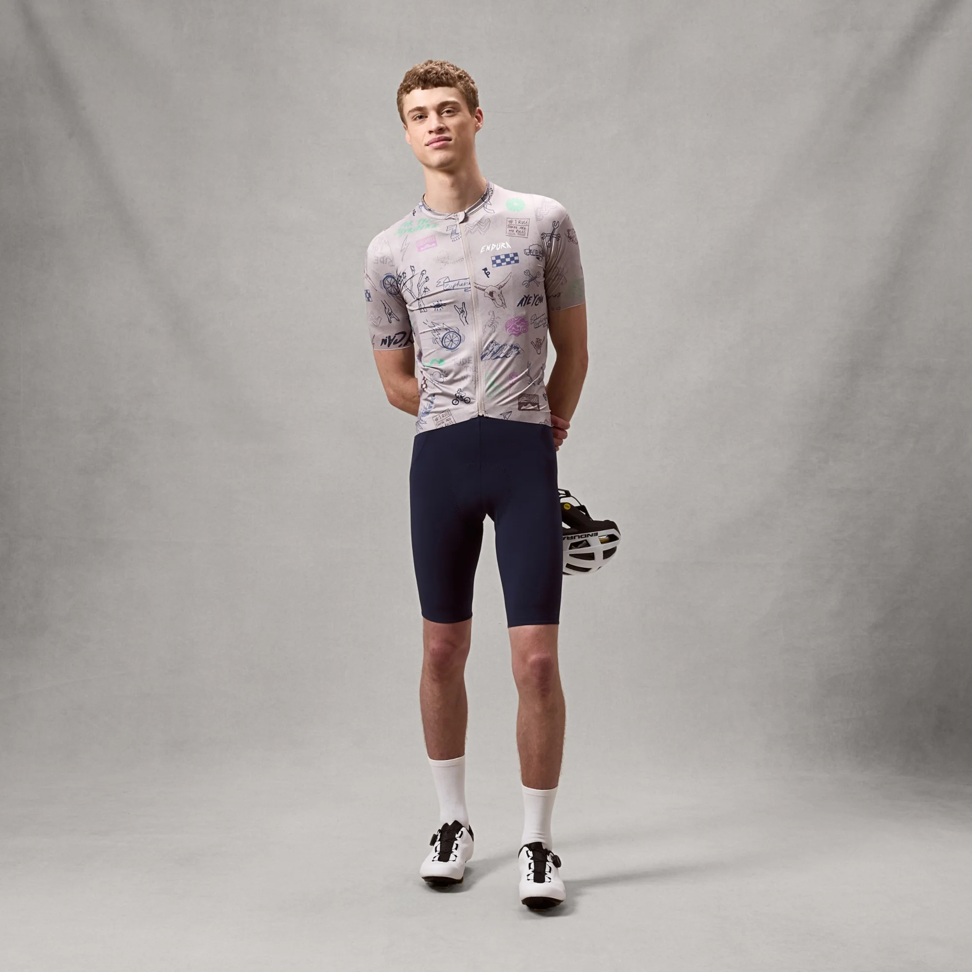 Maillot ENDURA PRO SL PRINT Manches Courtes Titanium - Image 3