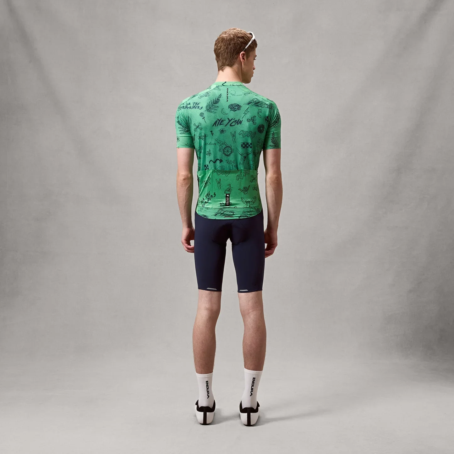 Maillot ENDURA PRO SL PRINT Manches Courtes Vert - Image 4