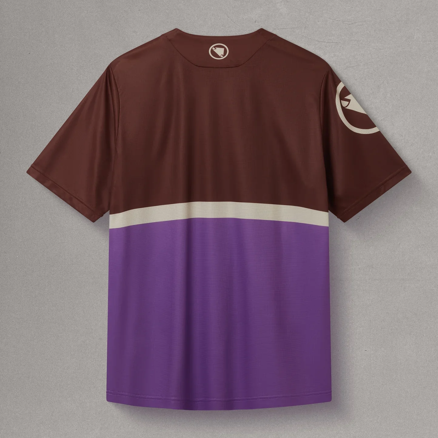 Maillot ENDURA SINGLETRACK CORE TEE II Manches Courtes Marron/Violet - Image 2