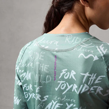 Maillot ENDURA SINGLETRACK PRINT Manches Longues Femme Sage Green - Image 3