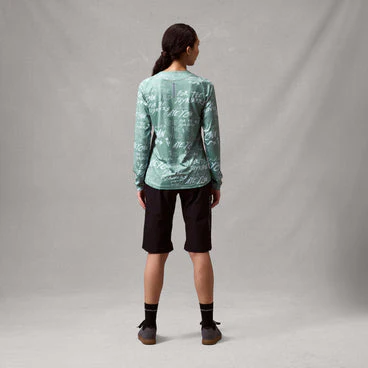 Maillot ENDURA SINGLETRACK PRINT Manches Longues Femme Sage Green - Image 6