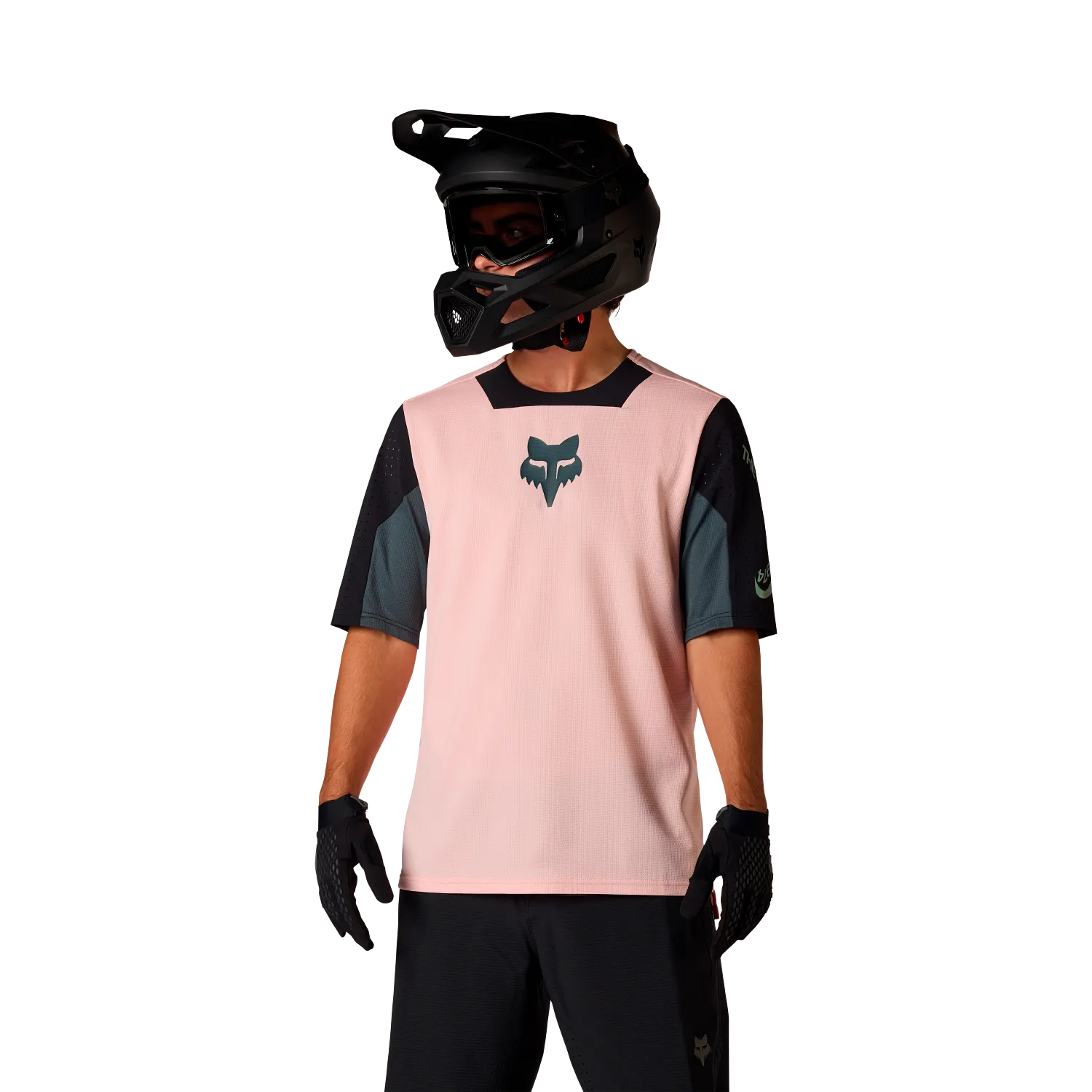 Maillot FOX DEFEND CREATION Manches Courtes Rose Blush