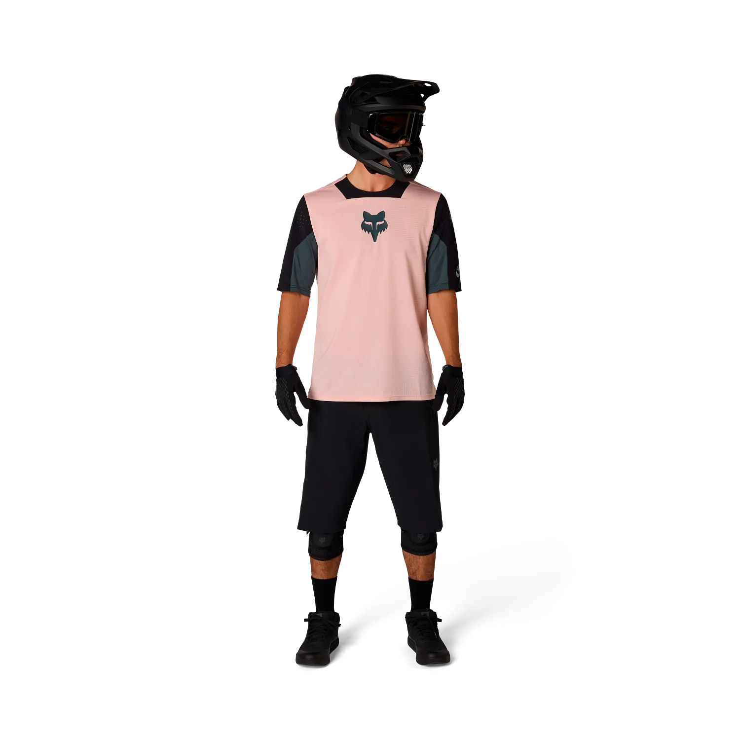 Maillot FOX DEFEND CREATION Manches Courtes Rose Blush - Image 2