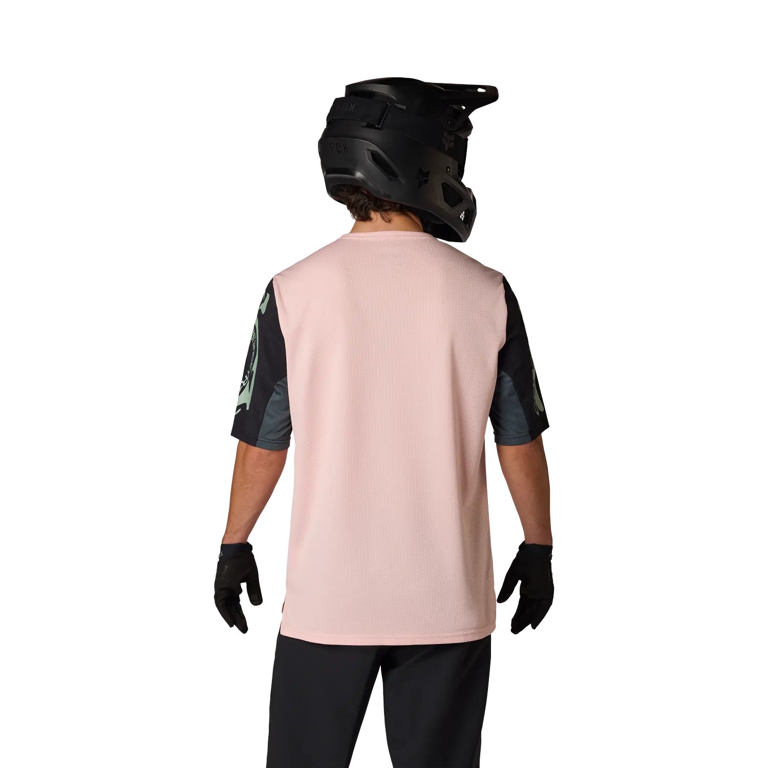 Maillot FOX DEFEND CREATION Manches Courtes Rose Blush - Image 6