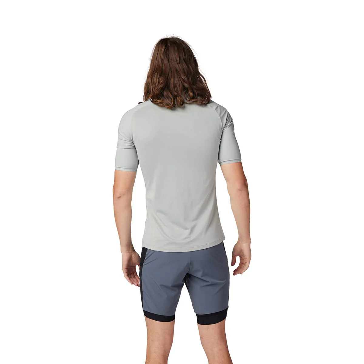 Maillot FOX FLEXAIR ASCENT Manches Courtes Gris - Image 4