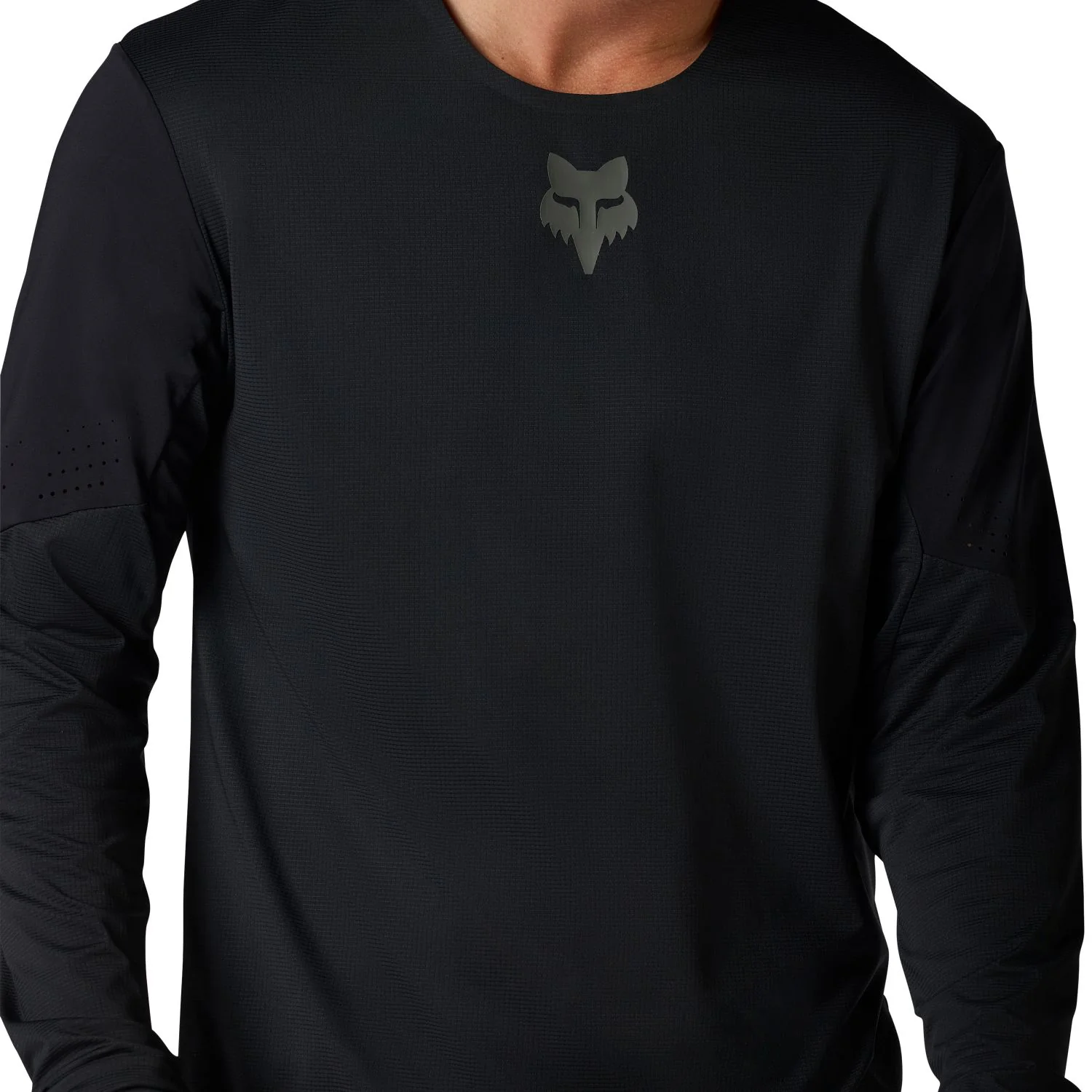 Maillot FOX FLEXAIR Manches Longues Noir - Image 3