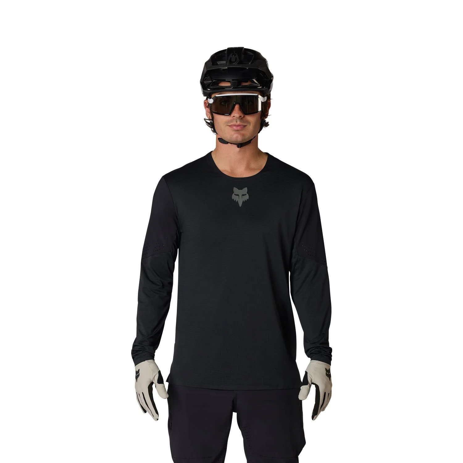 Maillot FOX FLEXAIR Manches Longues Noir - Image 7