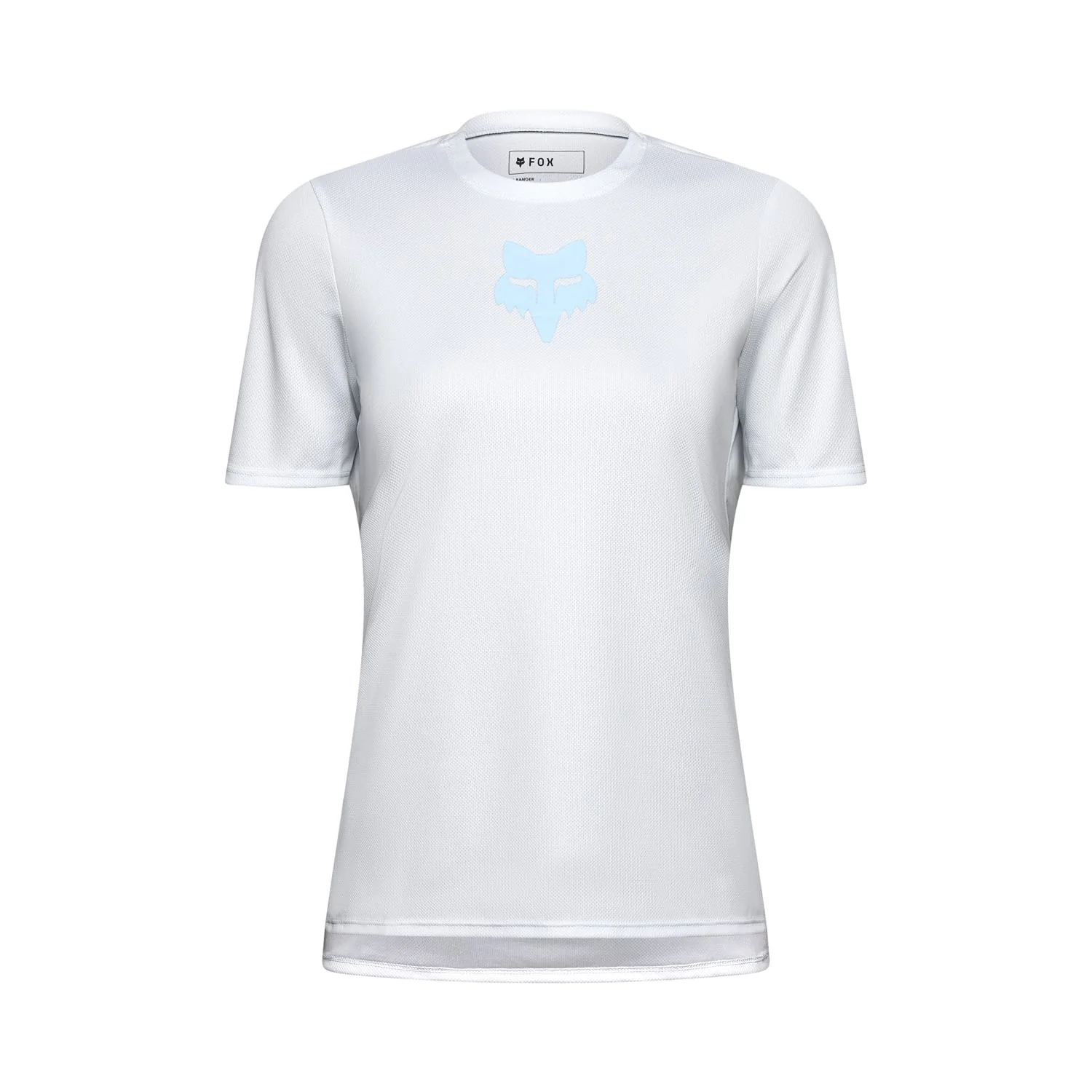 Maillot FOX RANGER HEAD Femme Manches Courtes Bleu Pâle
