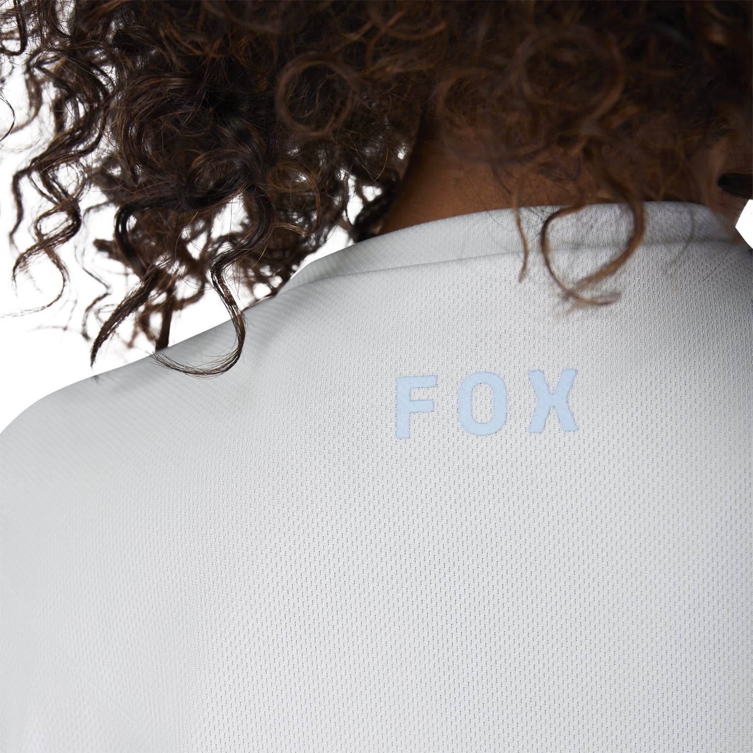 Maillot FOX RANGER HEAD Femme Manches Courtes Bleu Pâle - Image 7