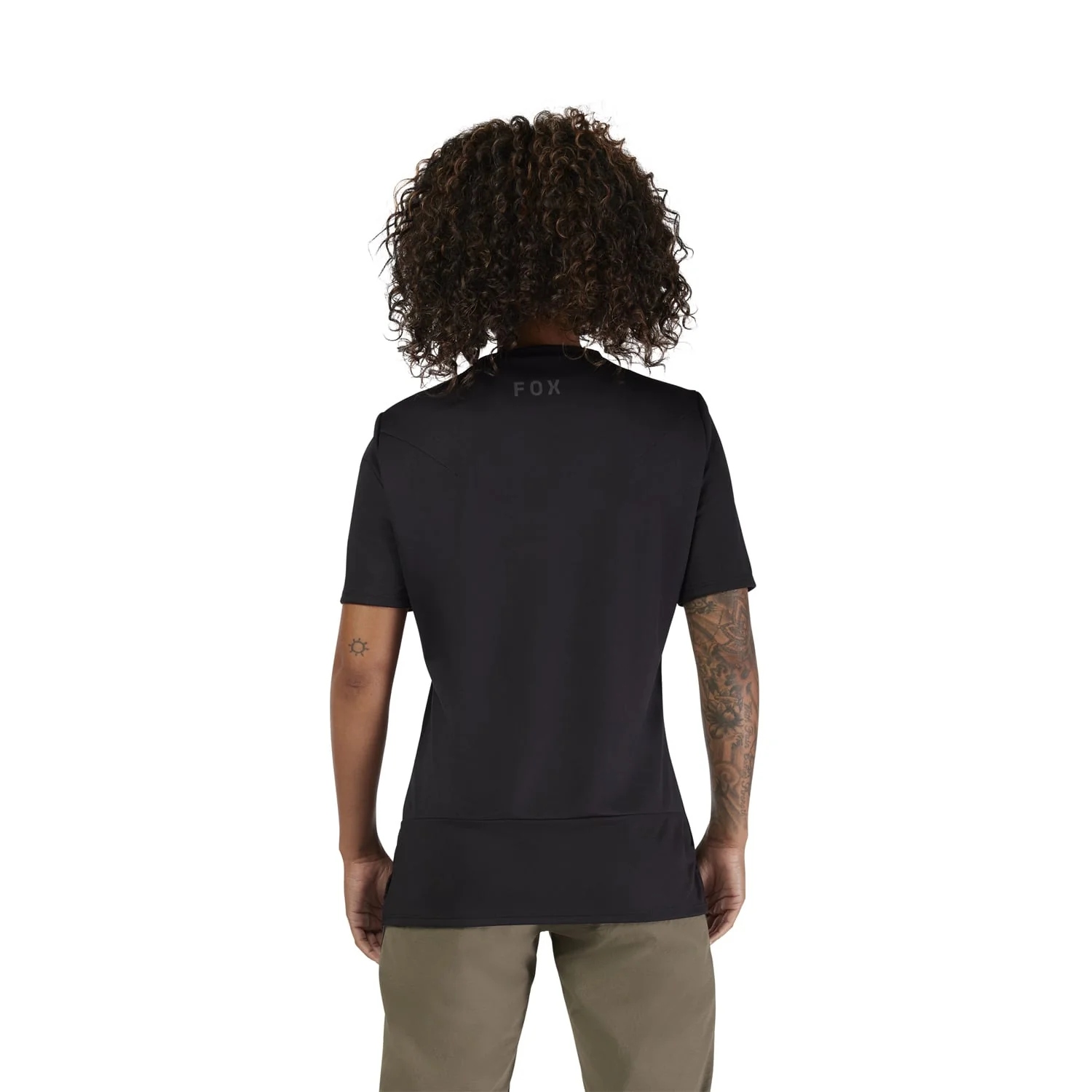 Maillot FOX RANGER HEAD Femme Manches Courtes Noir - Image 4