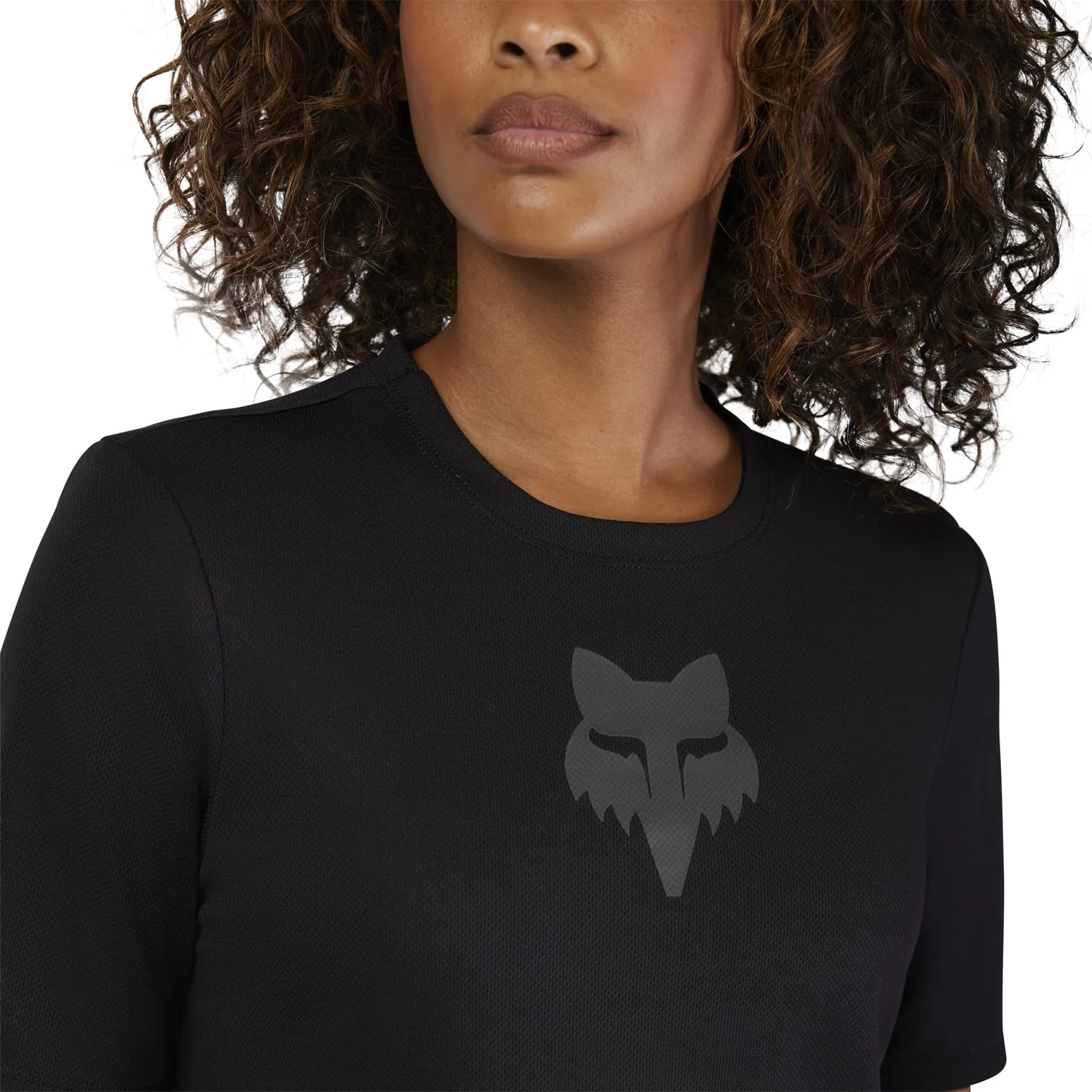 Maillot FOX RANGER HEAD Femme Manches Courtes Noir - Image 5