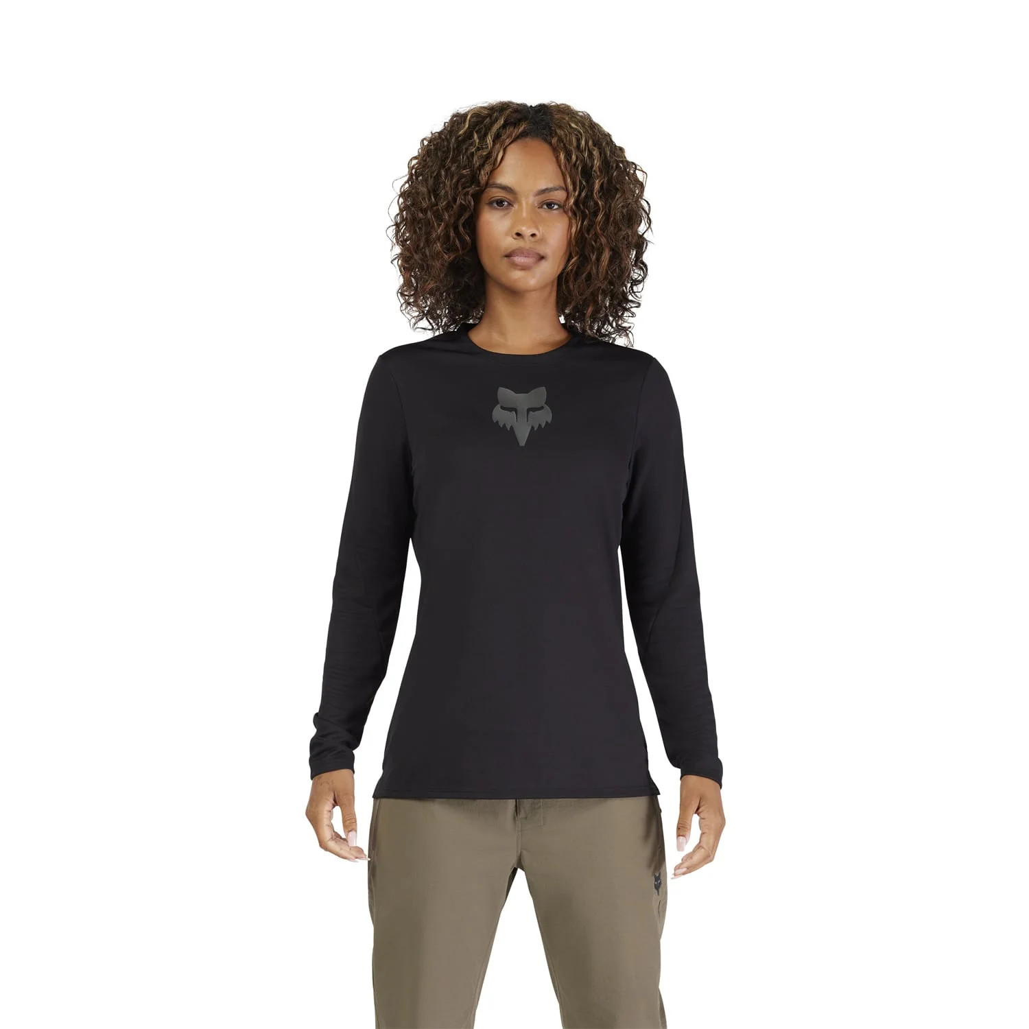 Maillot FOX RANGER HEAD Femme Manches Longues Noir - Image 3