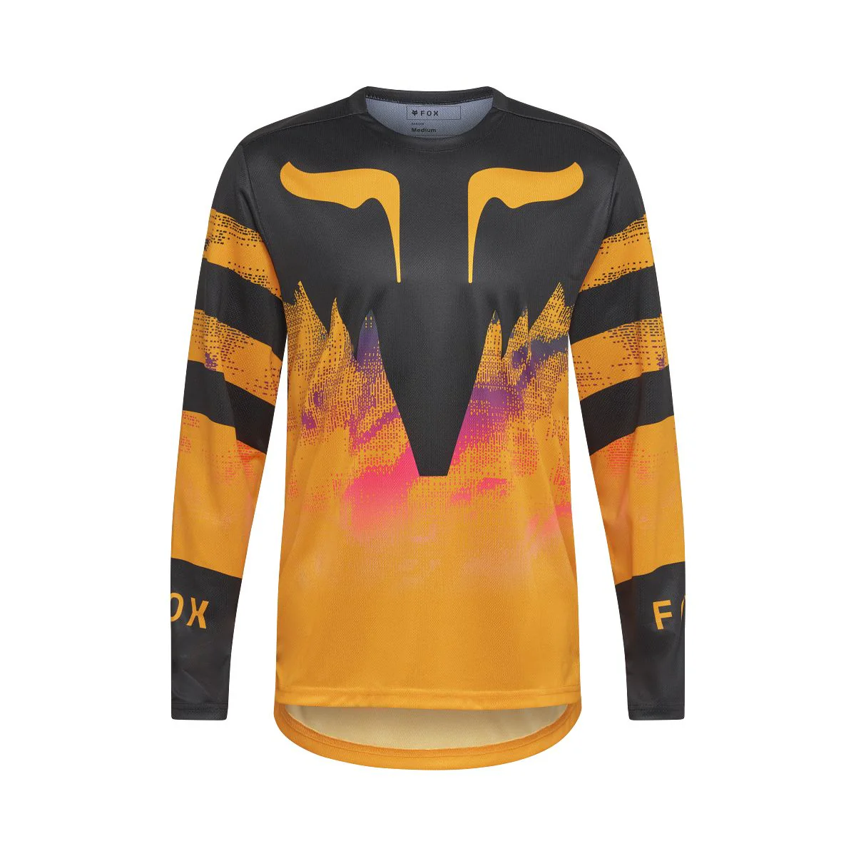 Maillot FOX RANGER KAIROS Manches Longues Noir/Orange
