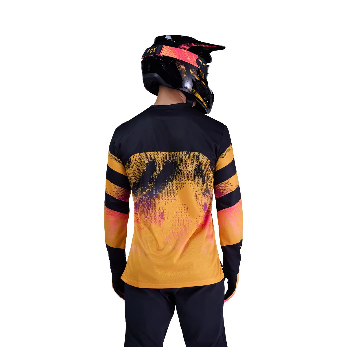 Maillot FOX RANGER KAIROS Manches Longues Noir/Orange - Image 4