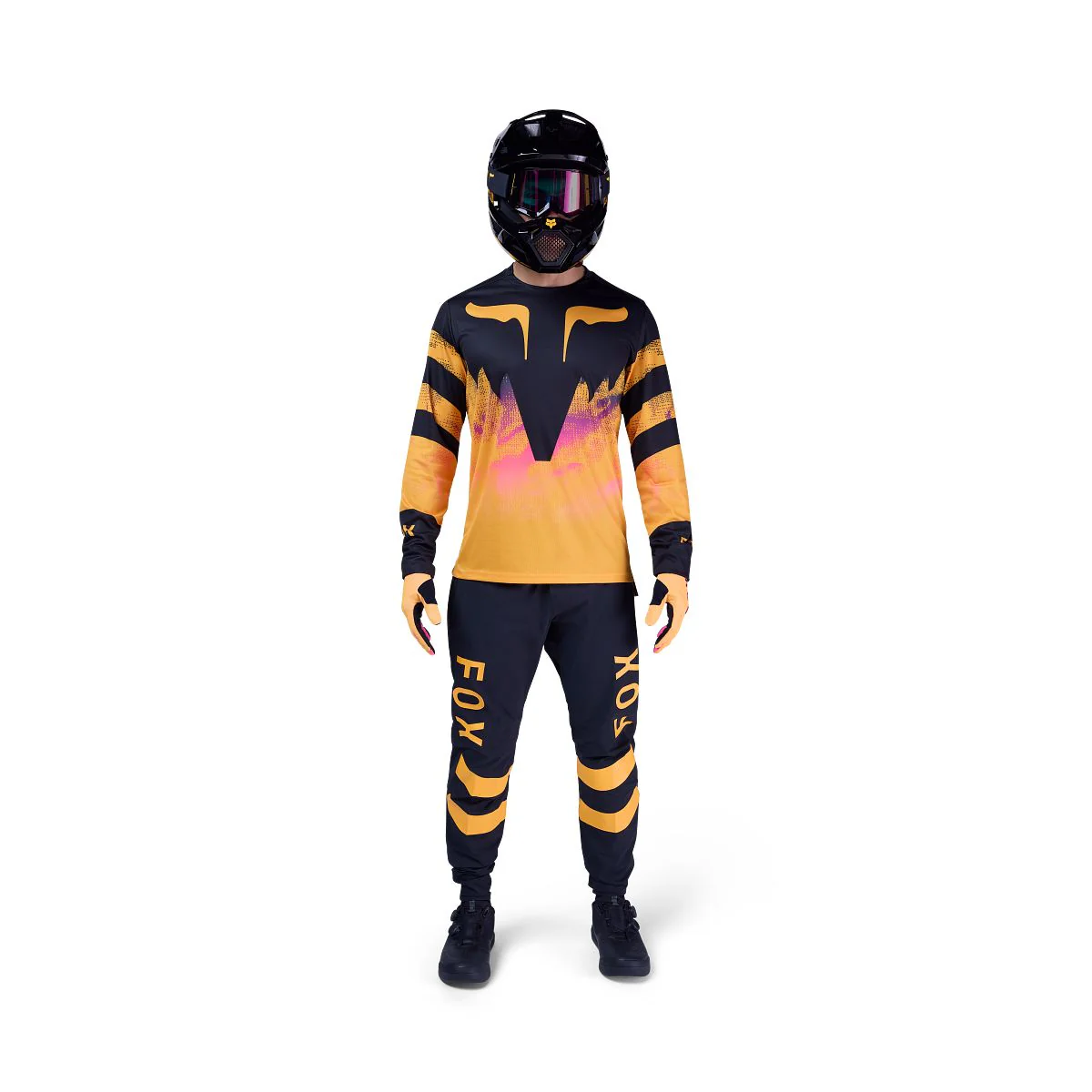Maillot FOX RANGER KAIROS Manches Longues Noir/Orange - Image 5