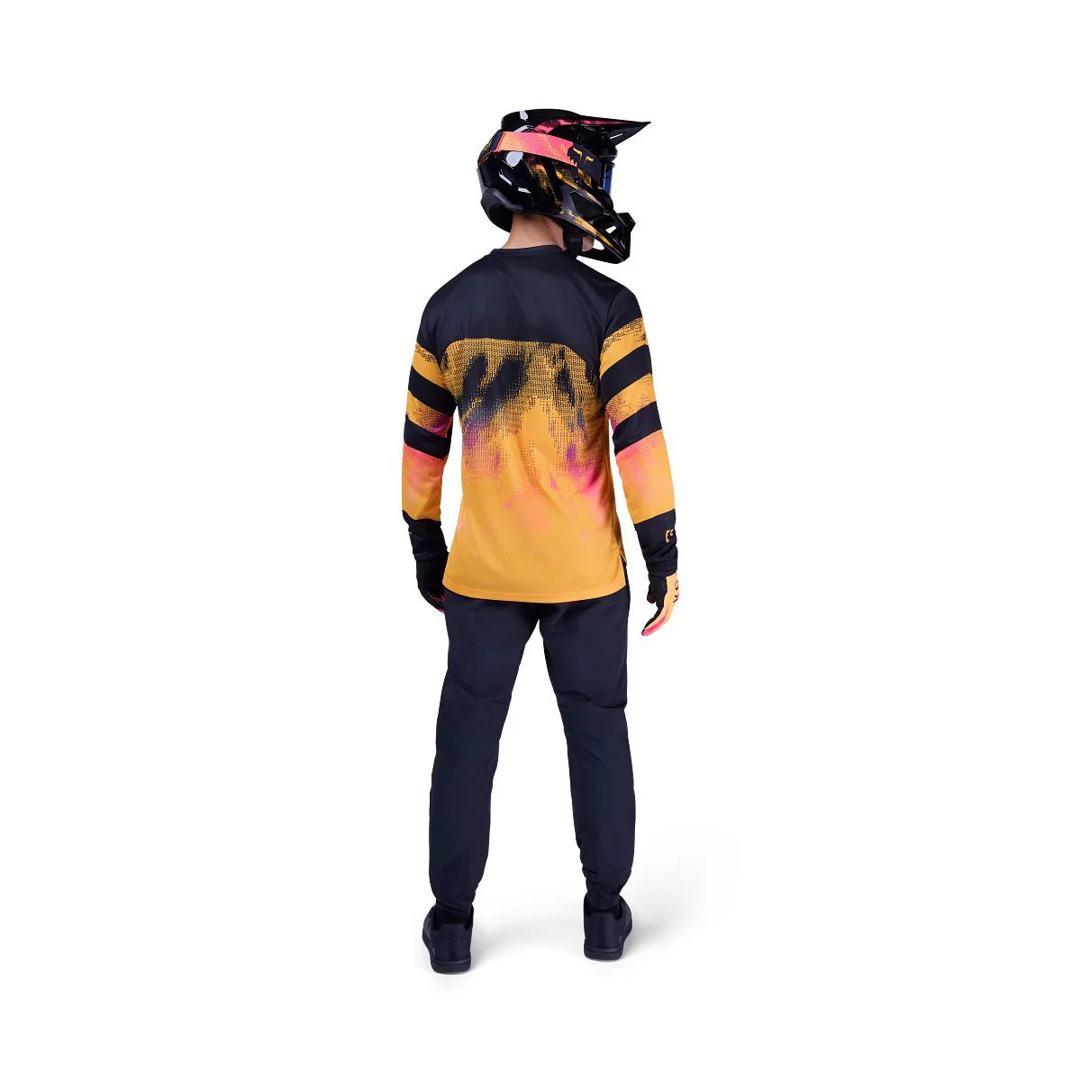 Maillot FOX RANGER KAIROS Manches Longues Noir/Orange - Image 6