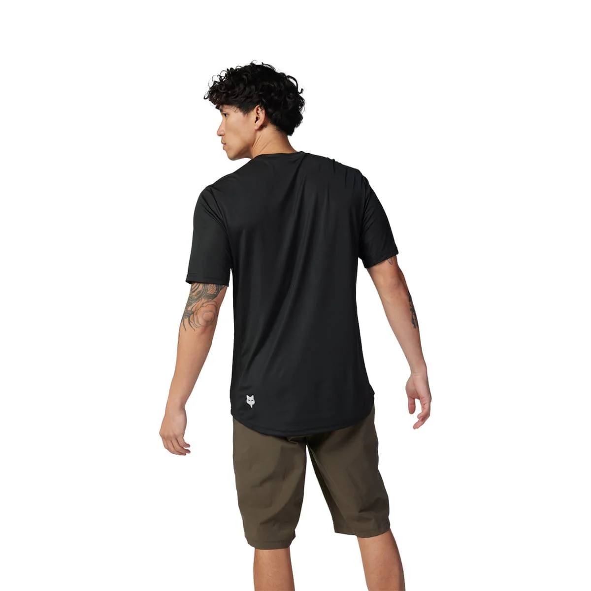 Maillot FOX RANGER MOTH Manches Courtes Noir - Image 4