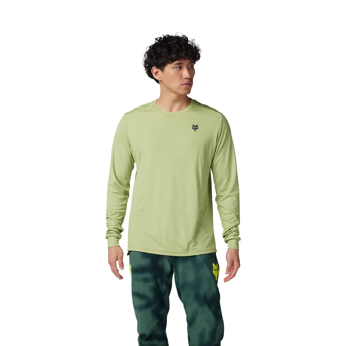 Maillot FOX RANGER WAYFARING Manches Longues Vert - Image 3