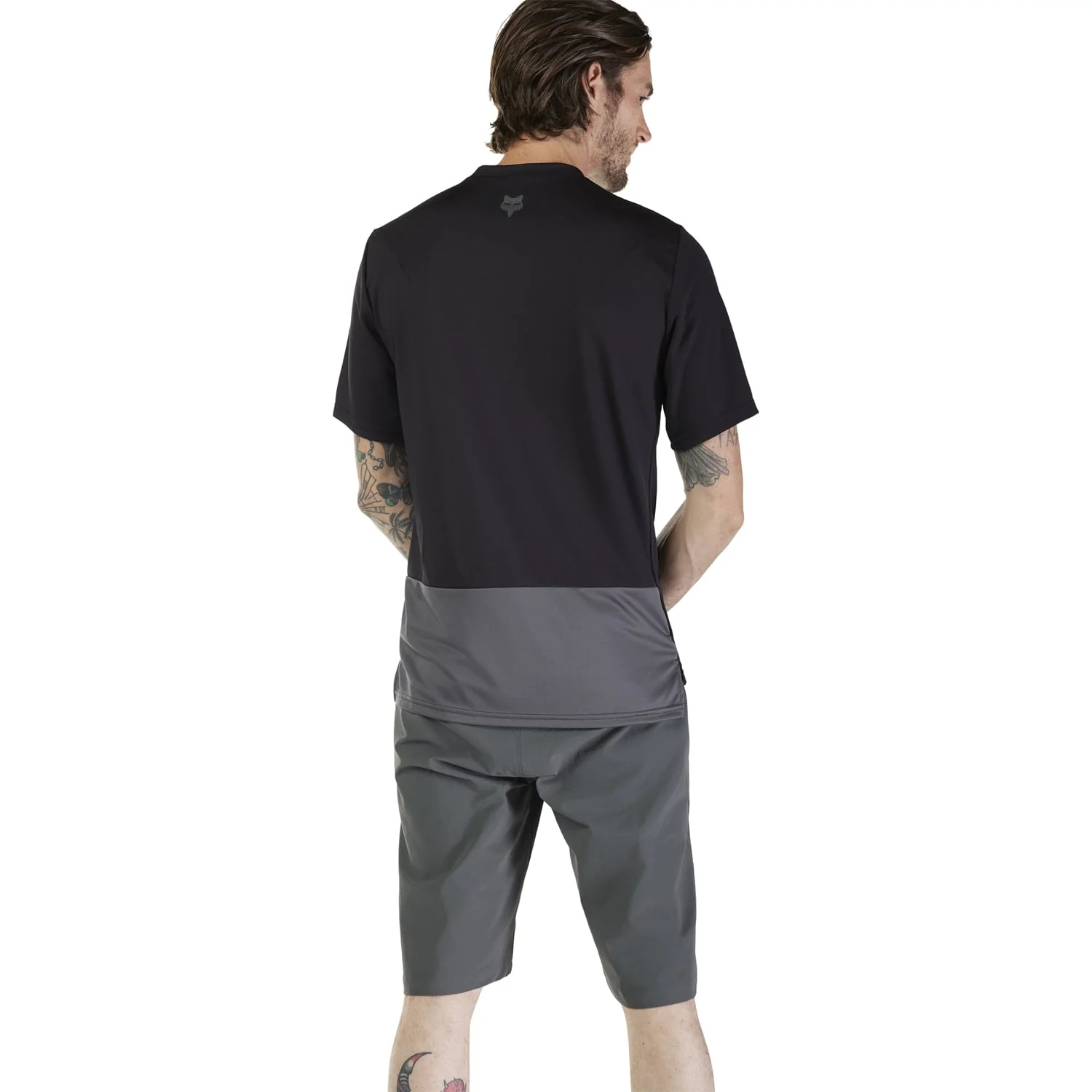 Maillot FOX RANGER WORDMARK Manches Courtes Noir - Image 3
