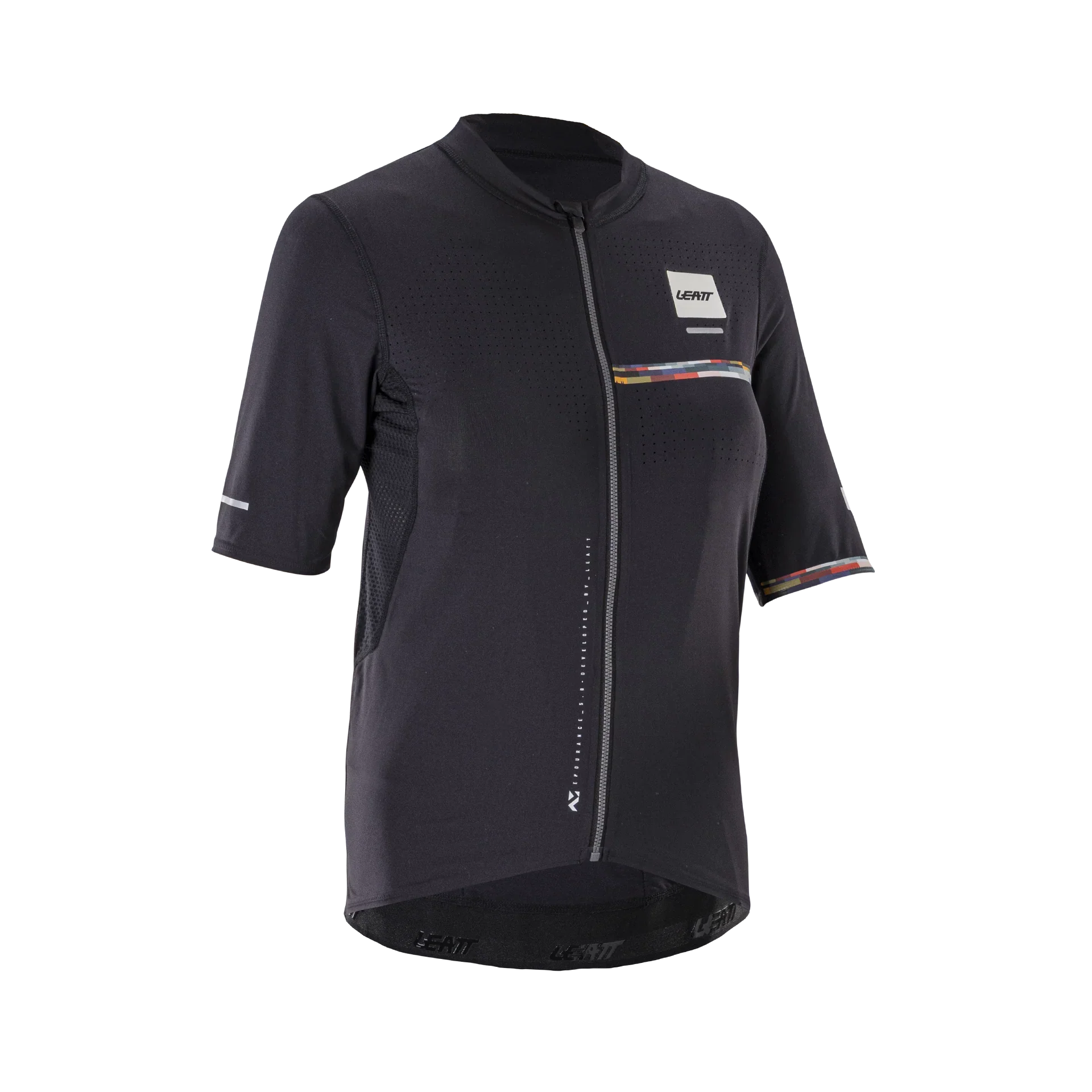 Maillot LEATT MTB ENDURANCE 5.0 CARGO Femme Manches Courtes Noir