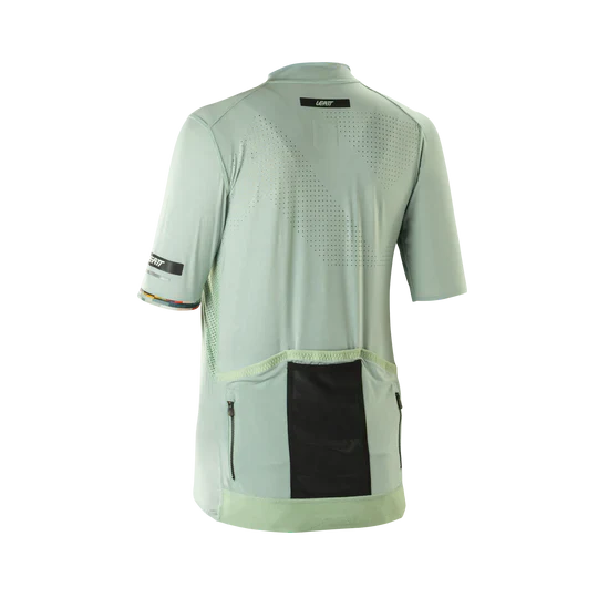 Maillot LEATT MTB ENDURANCE 5.0 CARGO Femme Manches Courtes Vert - Image 2