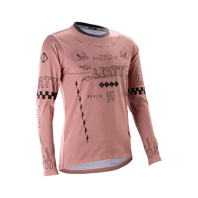 Maillot LEATT MTB GRAVITY 3.0 Femme Manches Longues Rose