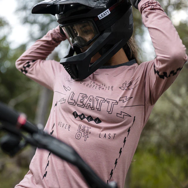Maillot LEATT MTB GRAVITY 3.0 Femme Manches Longues Rose - Image 4