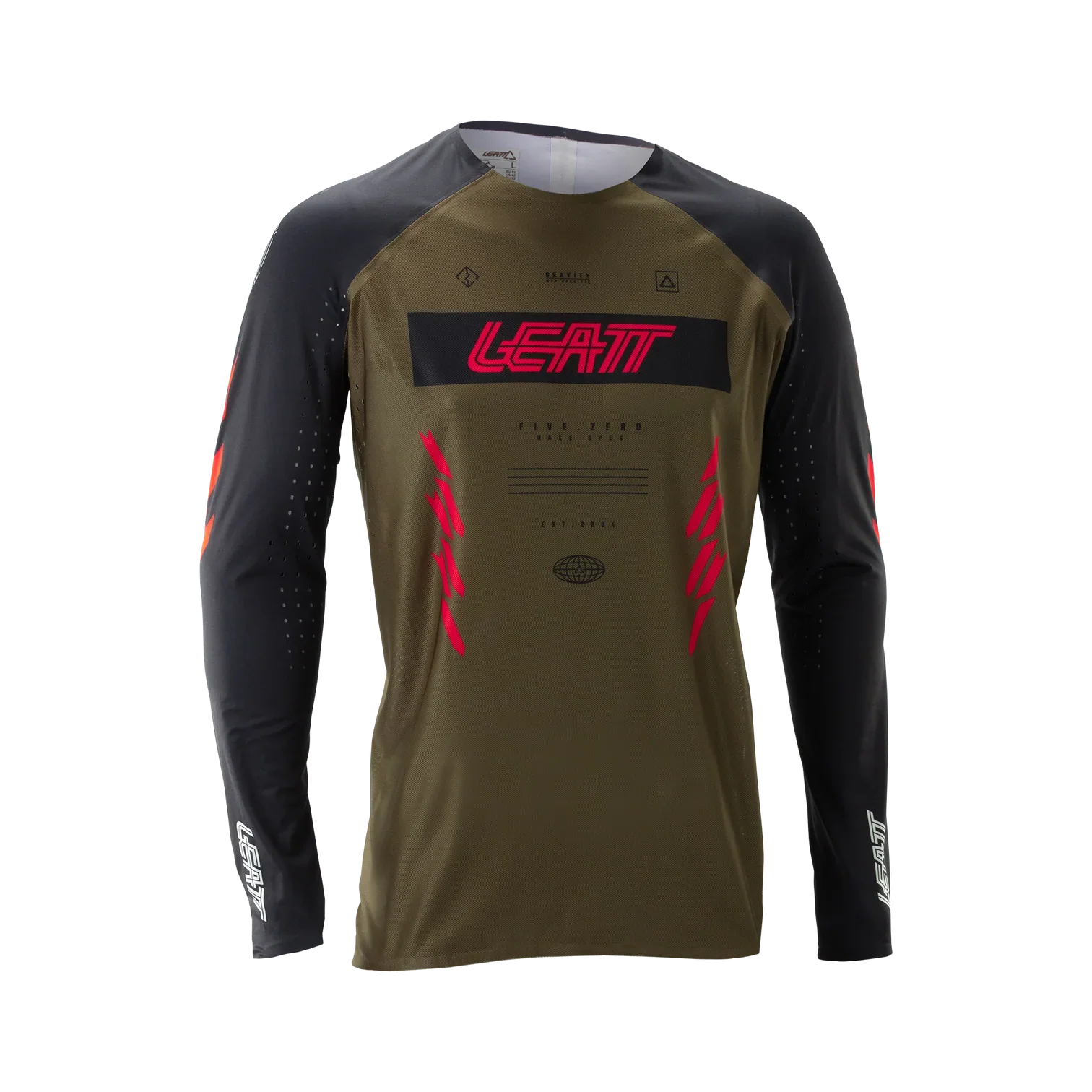 Maillot LEATT MTB GRAVITY 5.0 Manches Longues Marron