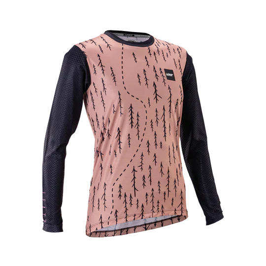 Maillot LEATT MTB TRAIL 3.0 Femme Manches Longues Rose