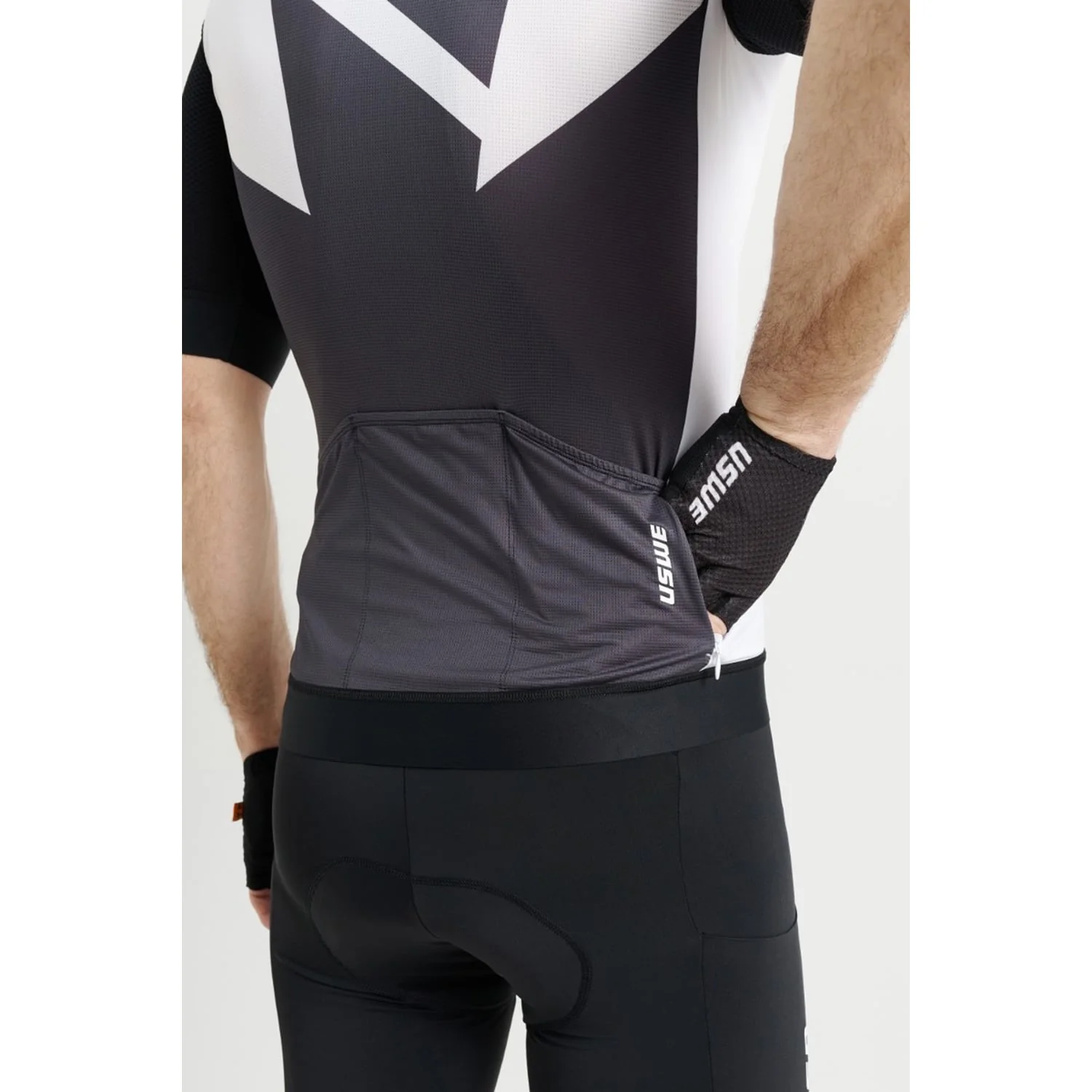 Maillot Manches Courtes USWE SKARP GRAVEL Blanc - Image 6