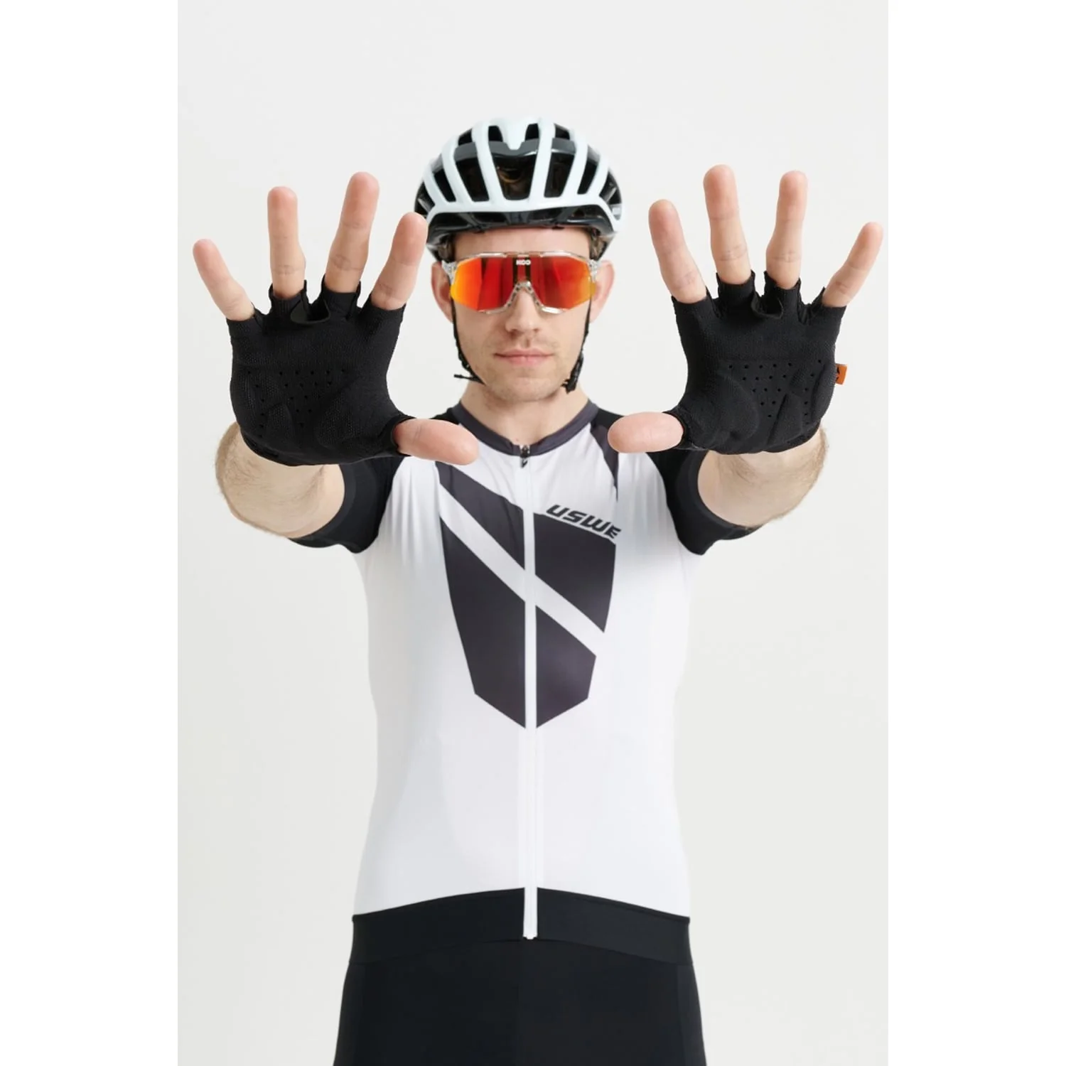 Maillot Manches Courtes USWE SKARP GRAVEL Blanc - Image 9