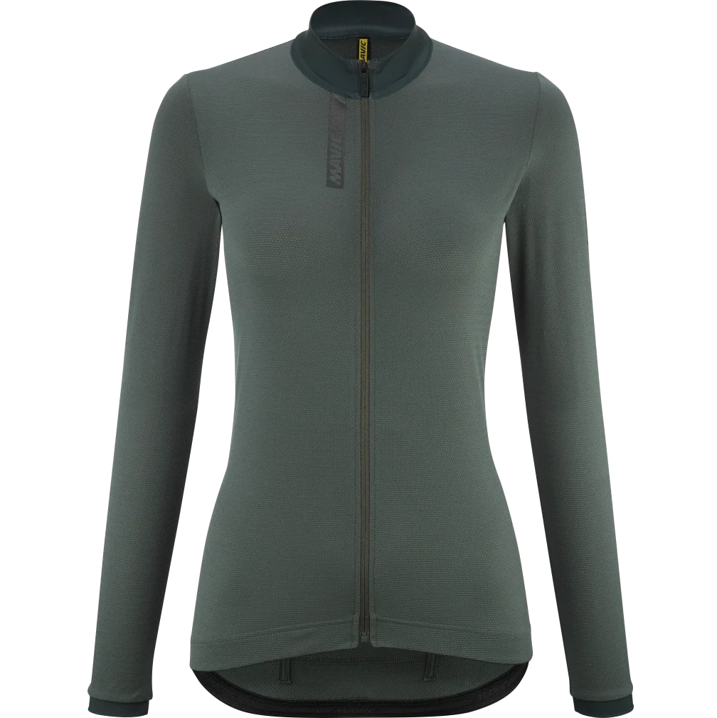 Maillot MAVIC AKSIUM Manches Longues Femme Vert